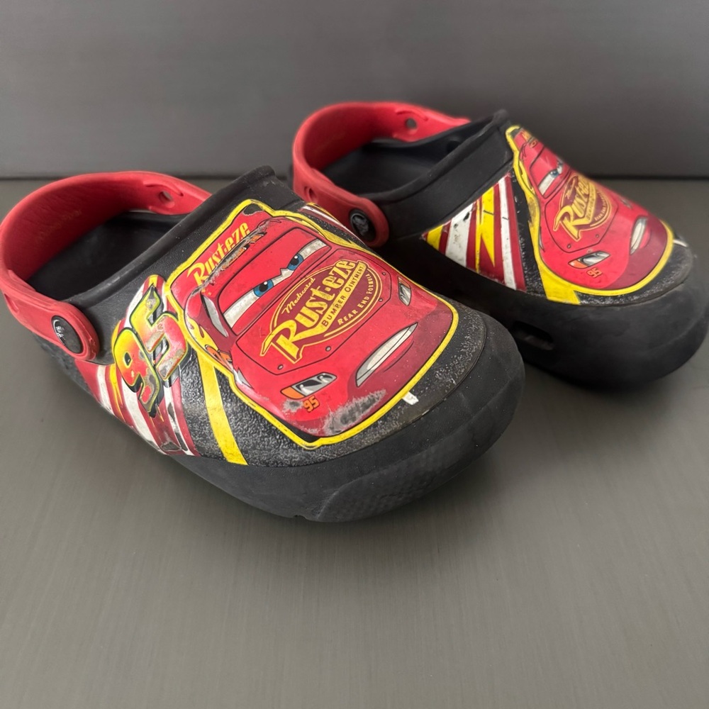 Lightning McQueen Light Up Clogs For Kids By Crocs